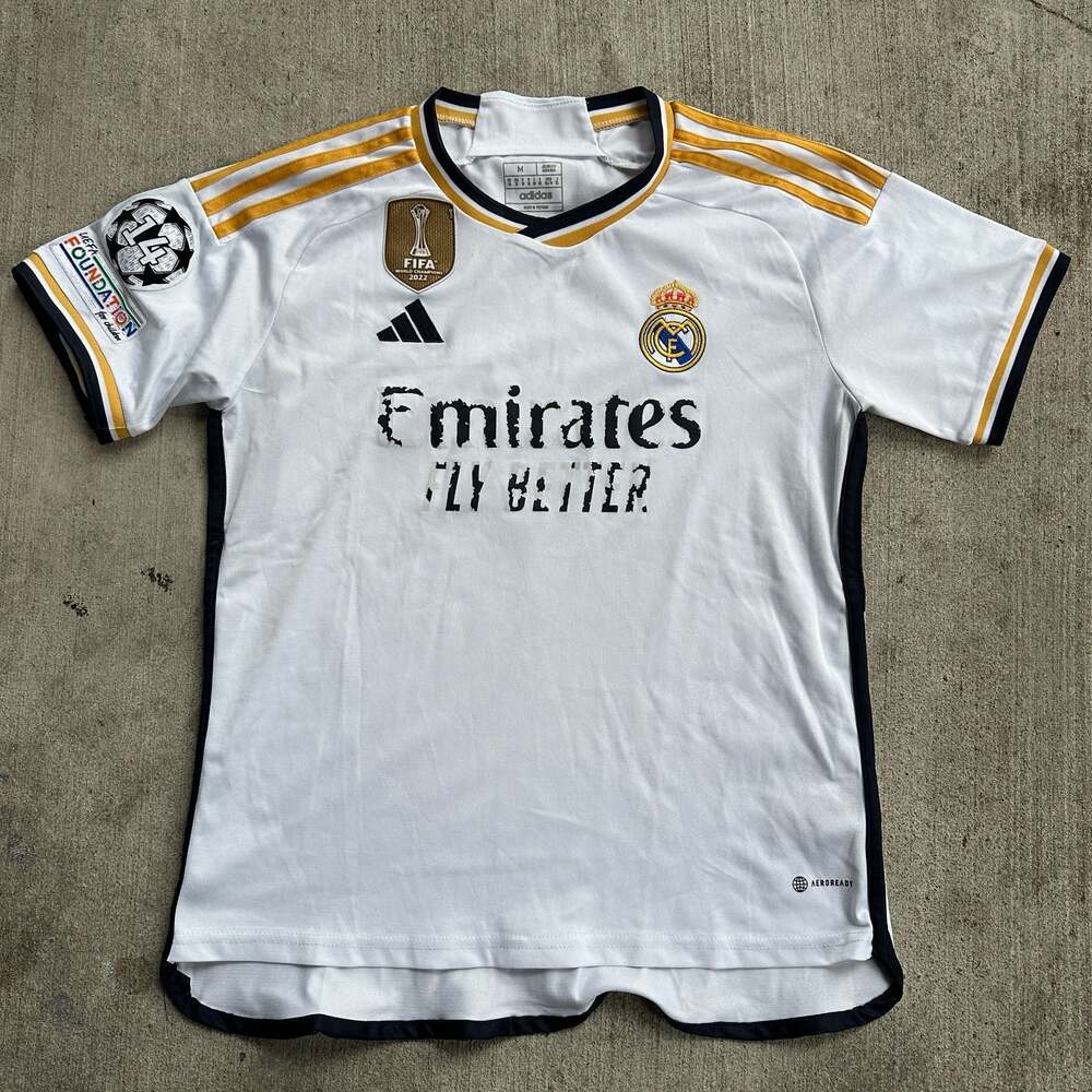 Adidas Real Madrid 2023-24 Home Vini Jr. #7 Soccer Jersey